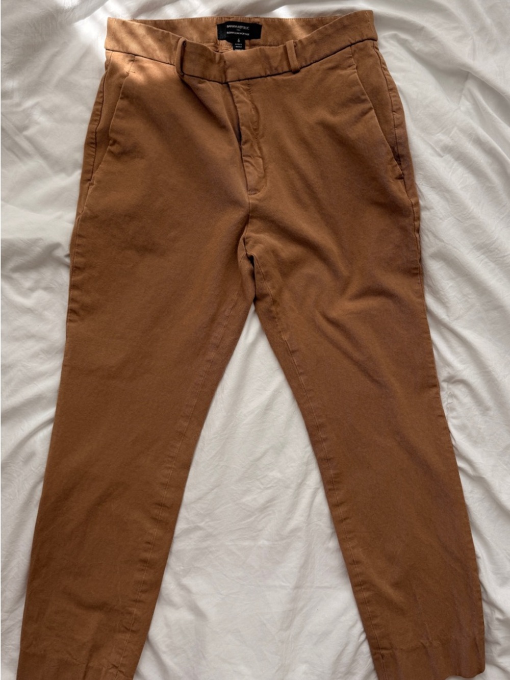 Banana Republic Women’s Sloan Slim High Rise Brown Pants Trousers